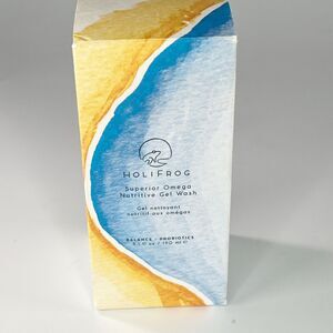 Holifrog Superior Omega Nutritive Gel Wash Face Cleanser Gentle 5.1 oz 50ml NIB